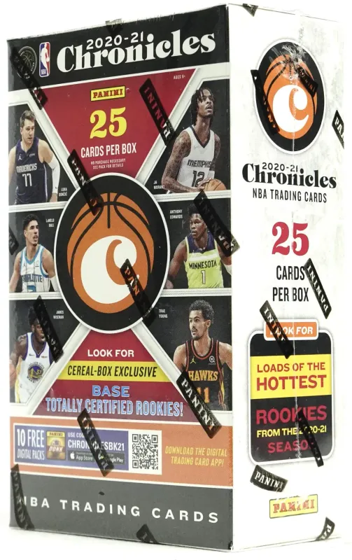2020/21 Panini Chronicles Basketball Cereal Box