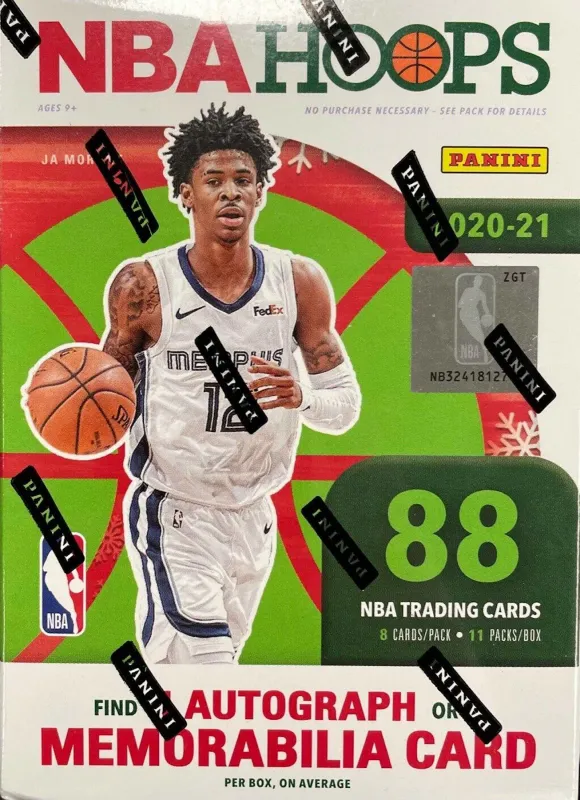 2020/21 Panini NBA Hoops Basketball Holiday Blaster Box