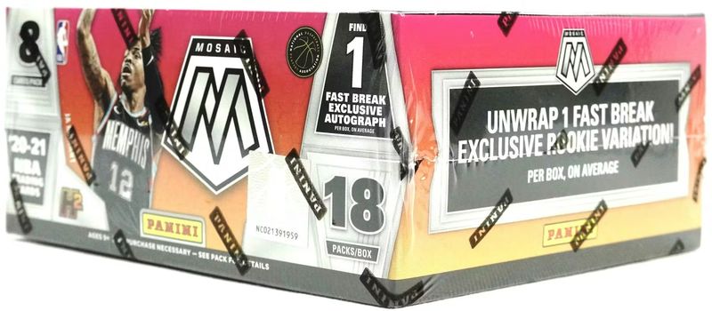 2020/21 Panini Mosaic Basketball Fast Break Hobby Box