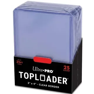 Ultra Pro - 35pt Clear Regular Toploaders (25ct)