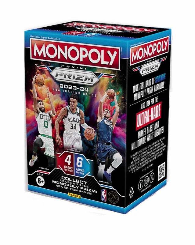 2023/24 Panini Prizm Monopoly Basketball Blaster Box