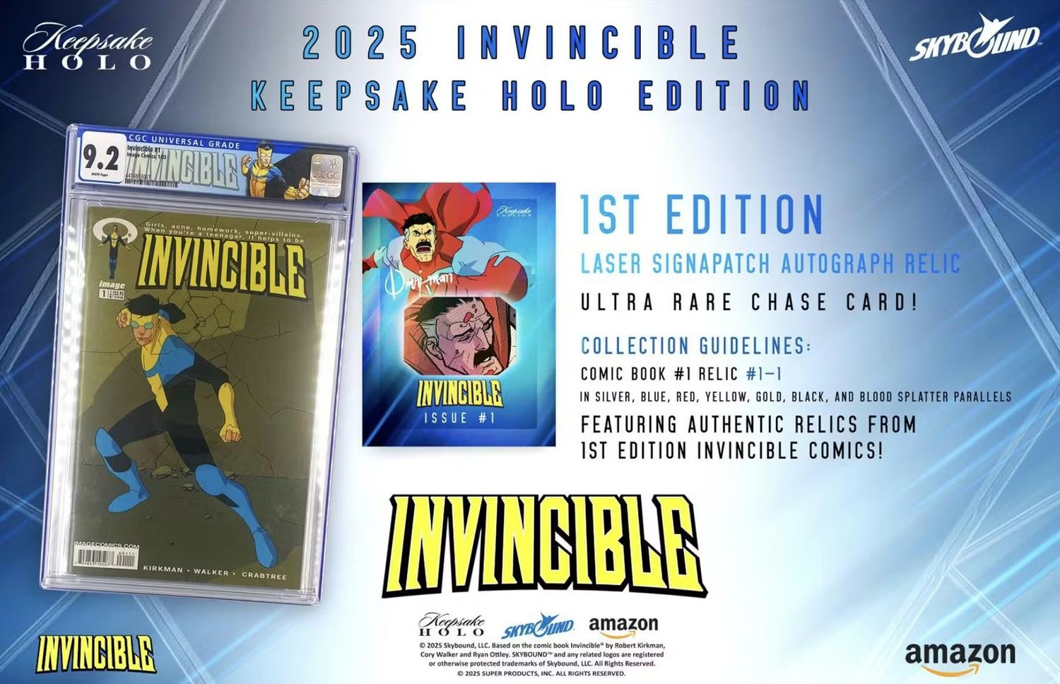 Keepsake Invincible 1st Edition Season 1 Holo Breaker Edition Box