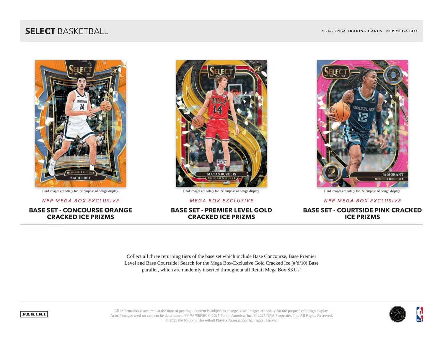 2024/25 Panini Select Basketball Mega Box