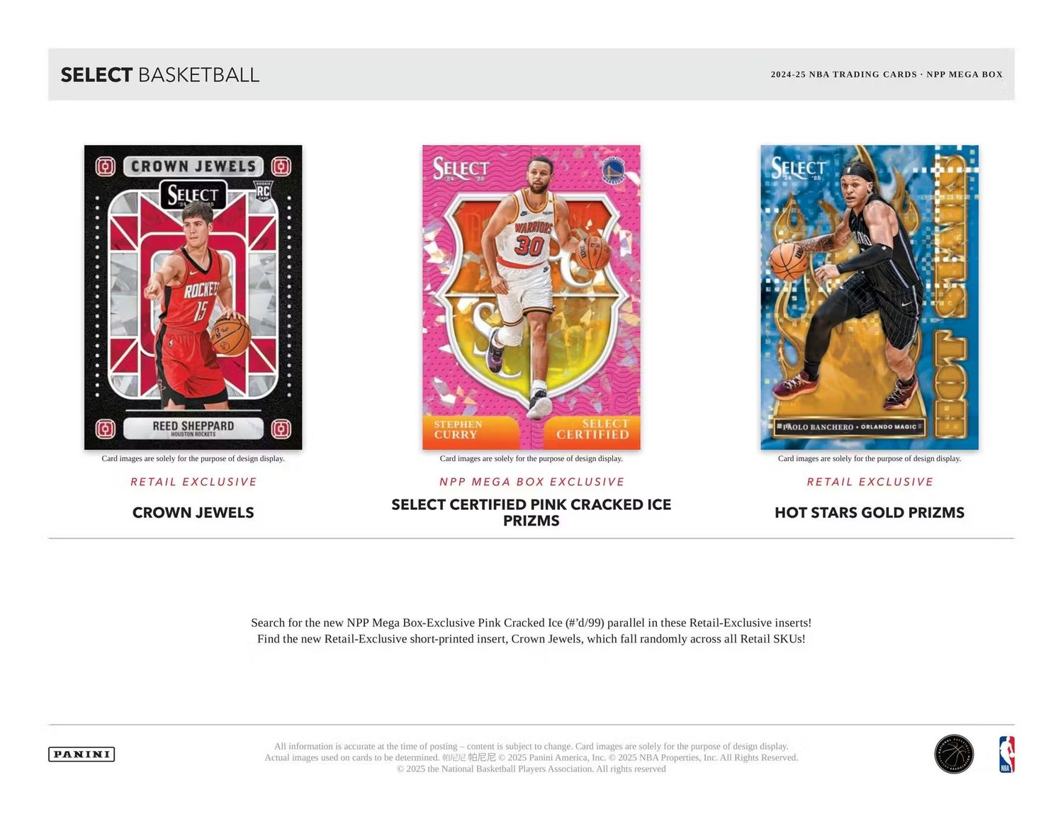 2024/25 Panini Select Basketball Mega Box
