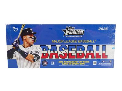2025 Topps Heritage High Number Baseball Hobby Box