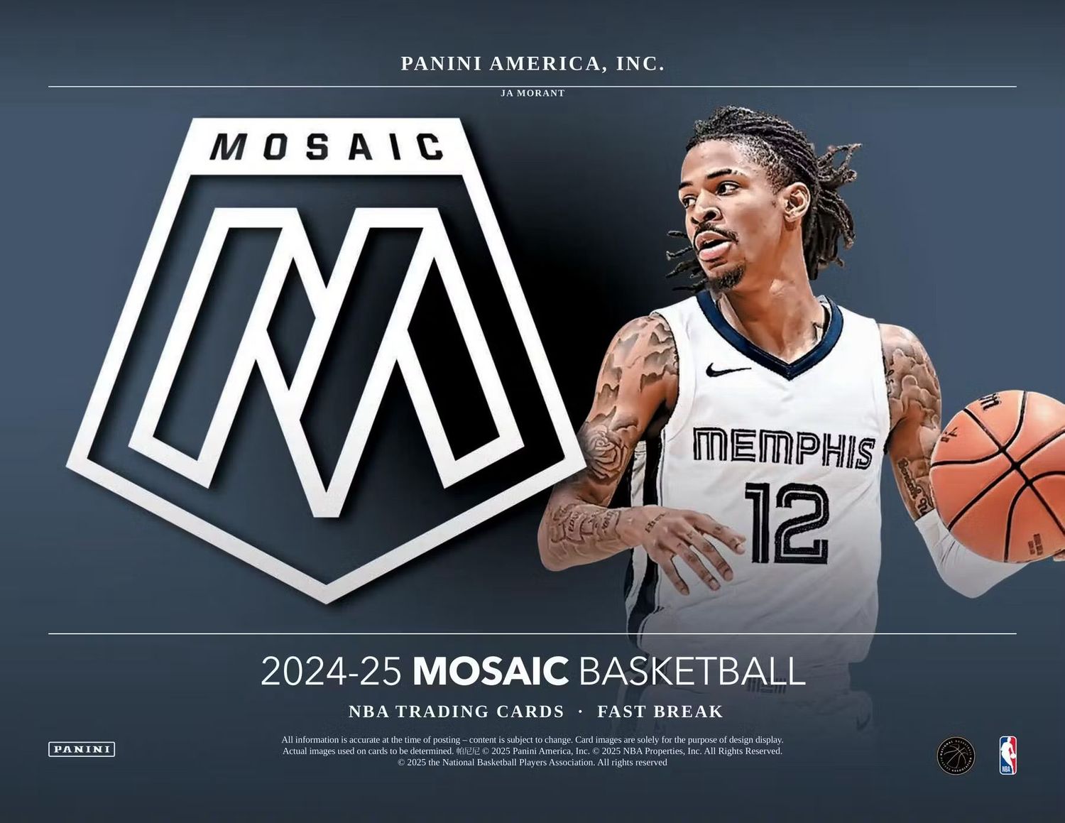 2024/25 Panini Mosaic Basketball Fast Break Box