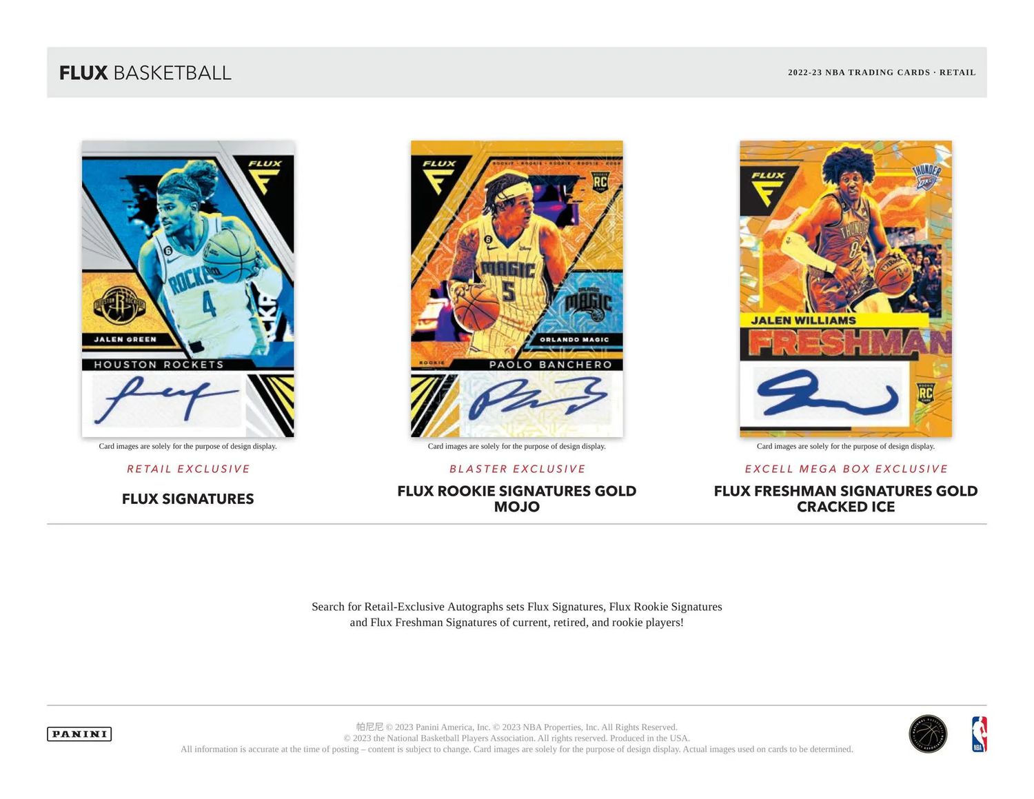 2022/23 Panini Flux Basketball Blaster Pack