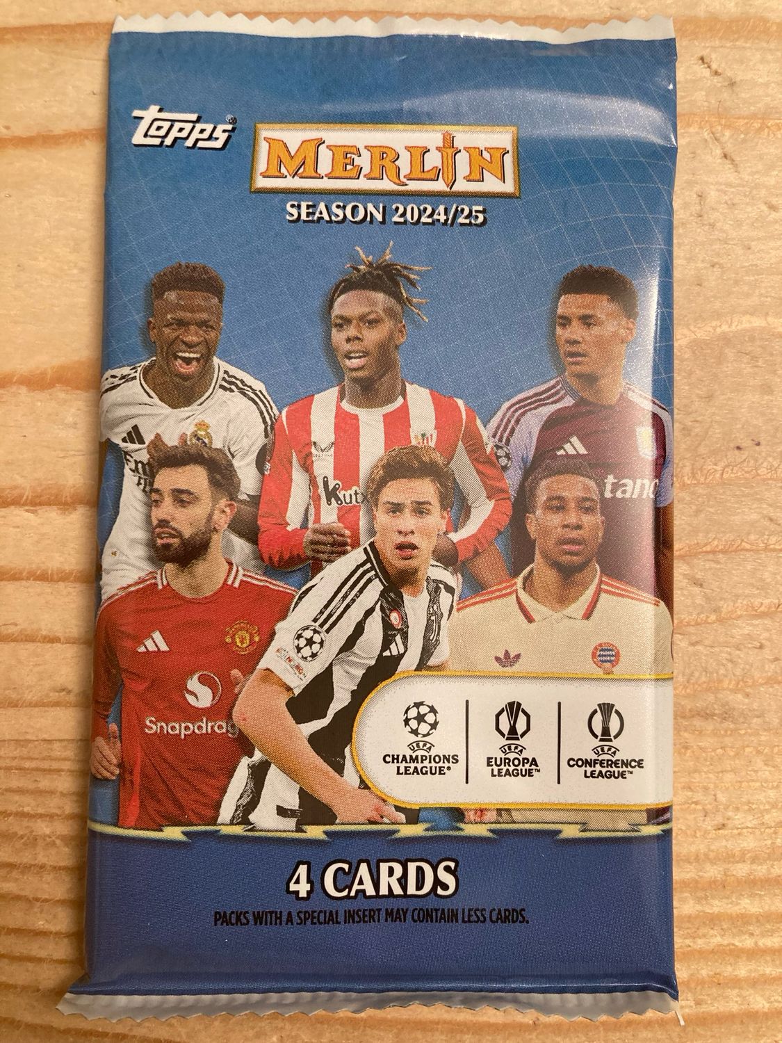 2024/25 Topps Chrome Merlin UEFA Club Competitions Soccer Blaster Pack