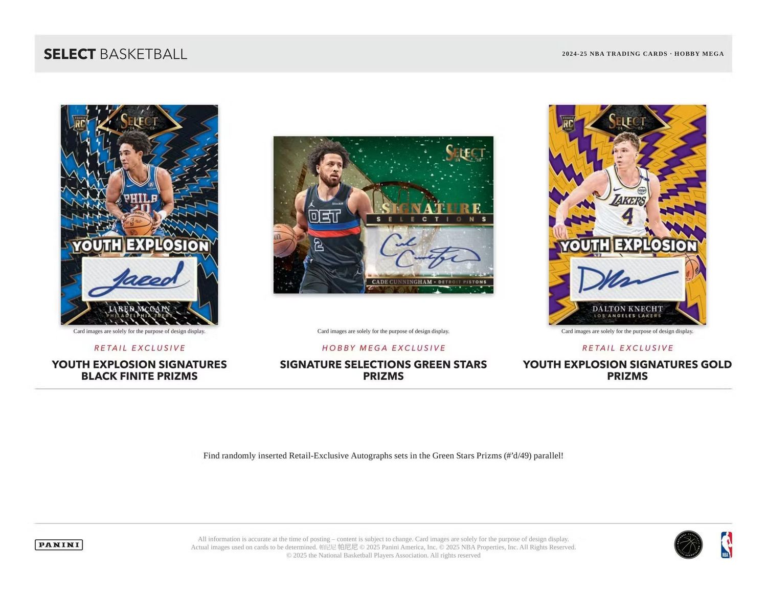 2024/25 Panini Select Basketball Hobby Mega Pack