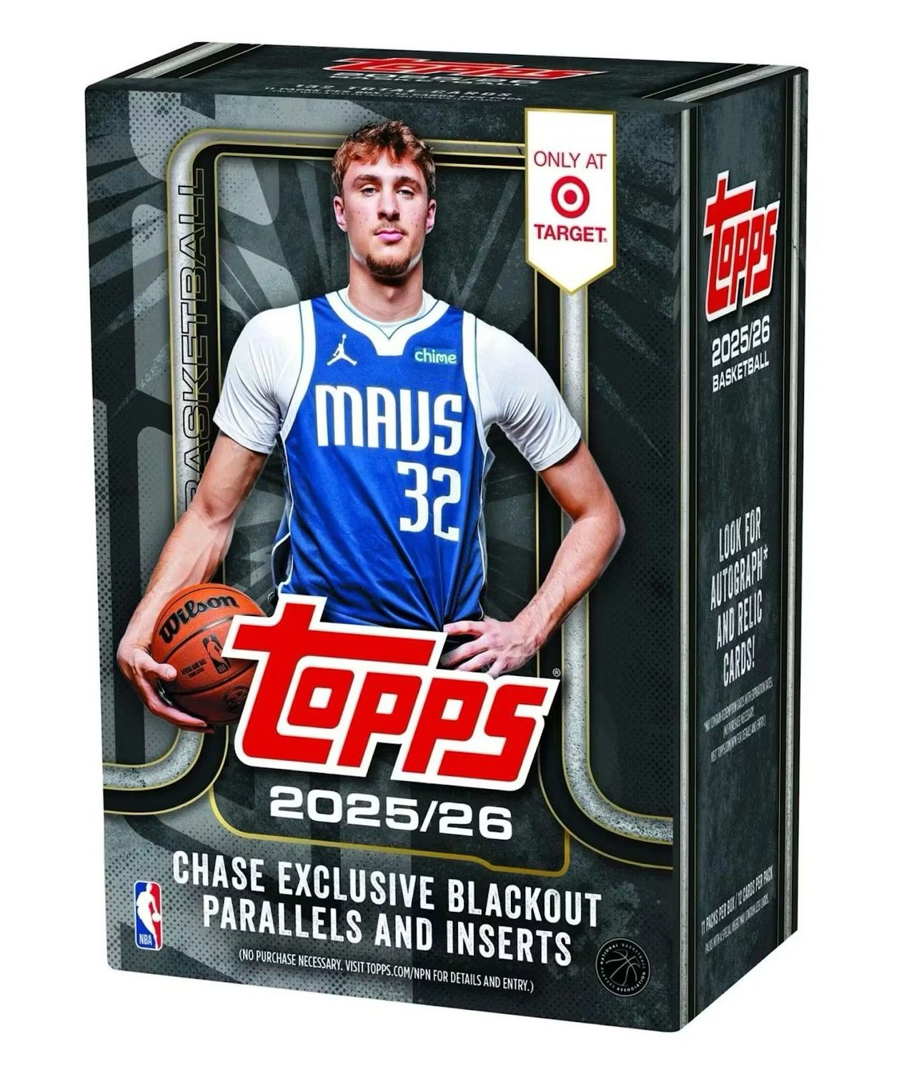 2025/26 Topps Basketball Blaster Pack (Blackout Parallels)