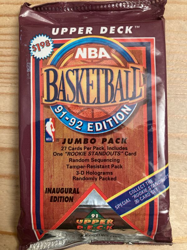 1991/92 Upper Deck Basketball Jumbo Pack
