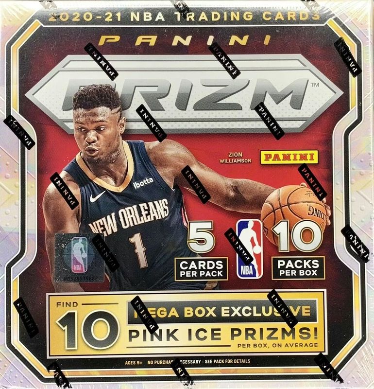 2020/21 Panini Prizm Basketball Mega Box (Pink Ice Prizms)