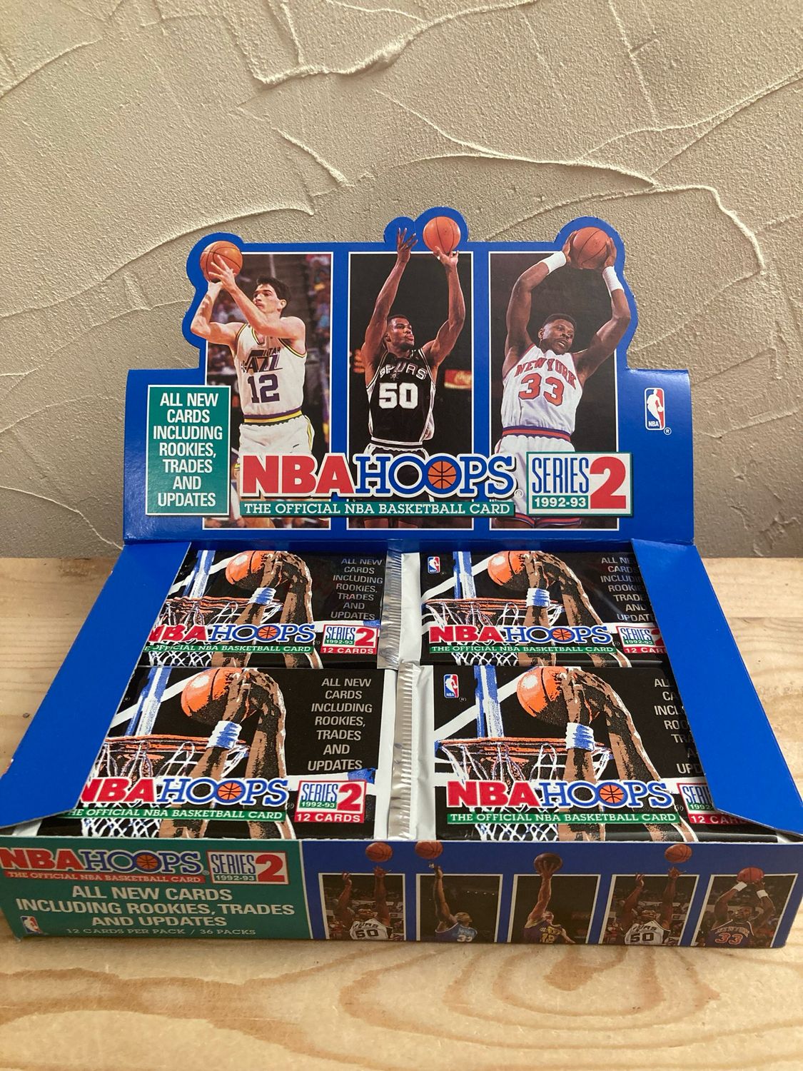 1992/93 NBA Hoops Series 2 Basketball Pack