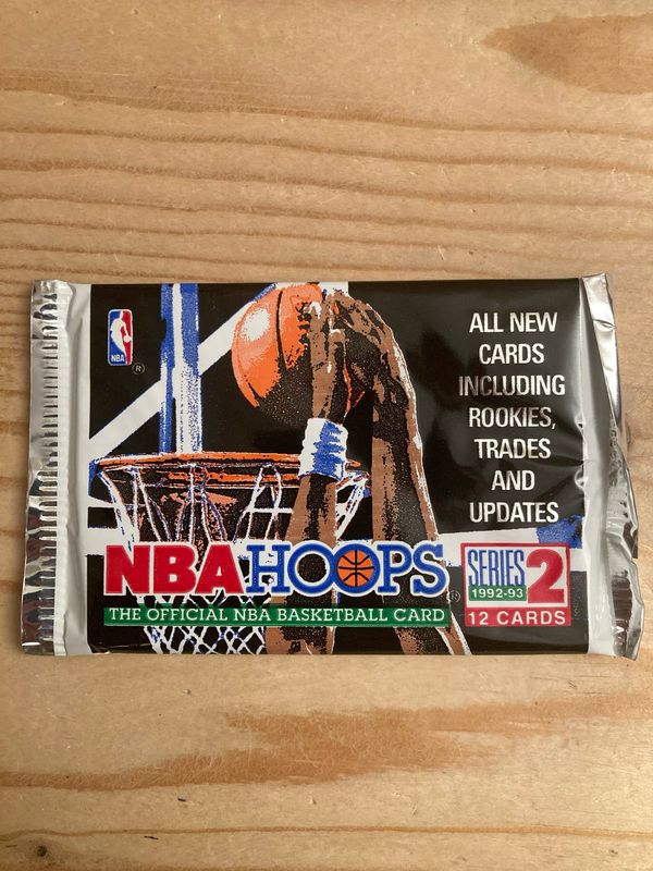 1992/93 NBA Hoops Series 2 Basketball Pack