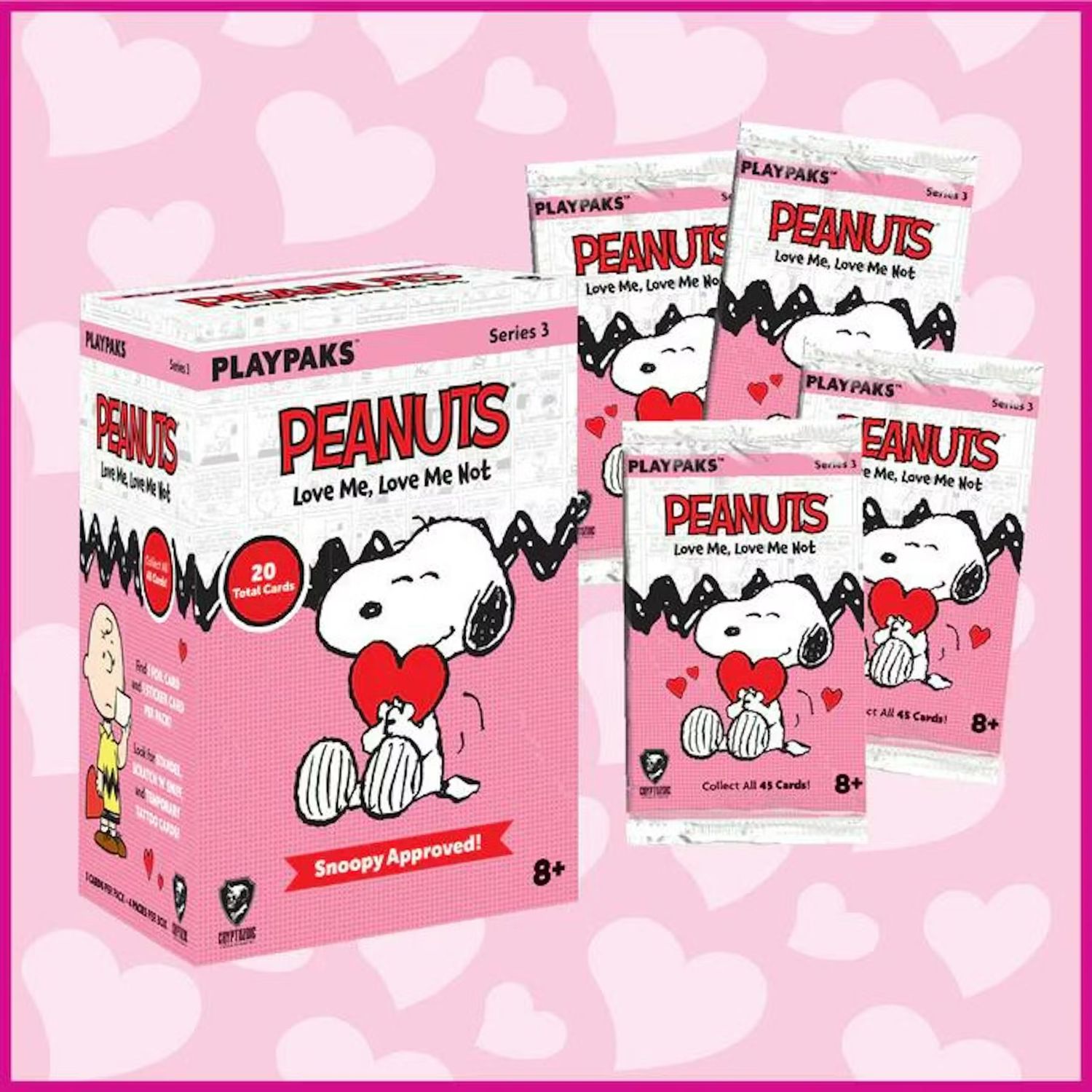 Peanuts Playpaks: Love Me, Love Me Not Blaster Box (Cryptozoic 2026)