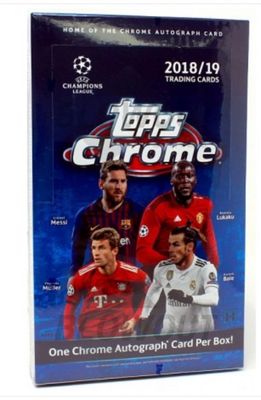 2018/19 Topps UEFA Champions League Chrome Soccer Hobby Box