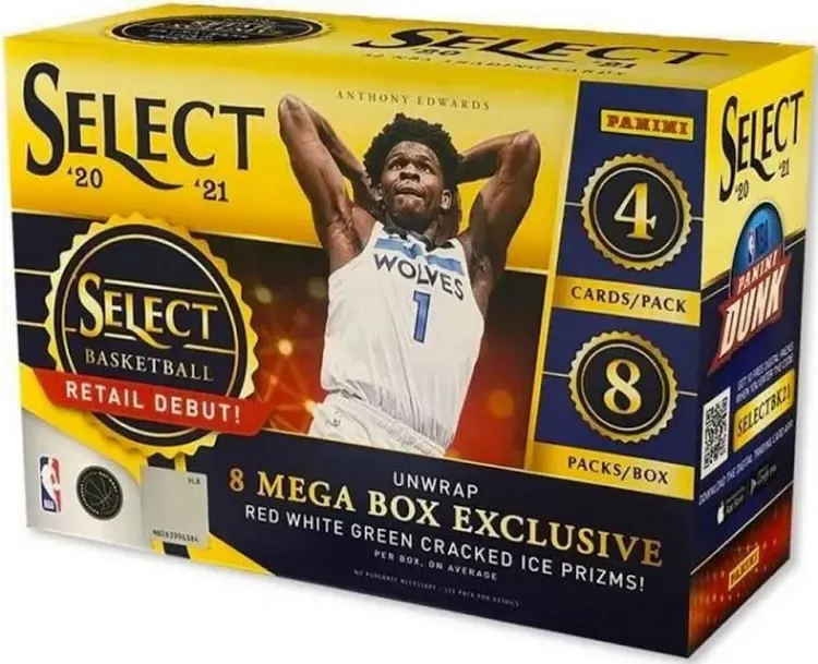 2020/21 Panini Select Basketball Mega Box