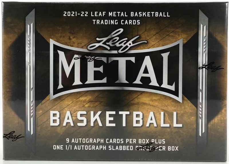 2021/22 Leaf Metal Basketball Hobby Jumbo Box
