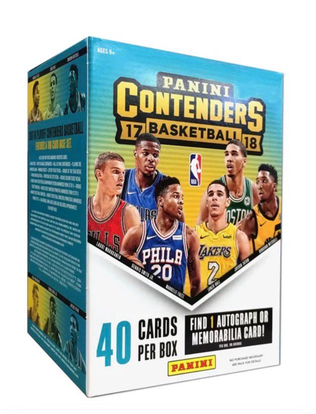 2017/18 Panini Contenders Basketball Blaster Box