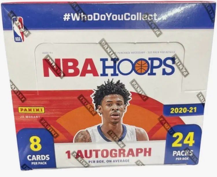 2020/21 Panini NBA Hoops Basketball Retail Box