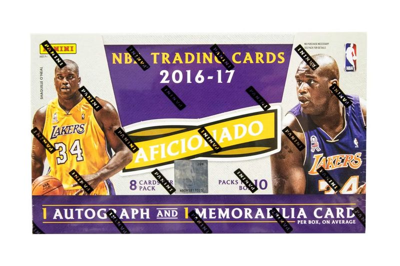 2016/17 Panini Aficionado Basketball Hobby Box