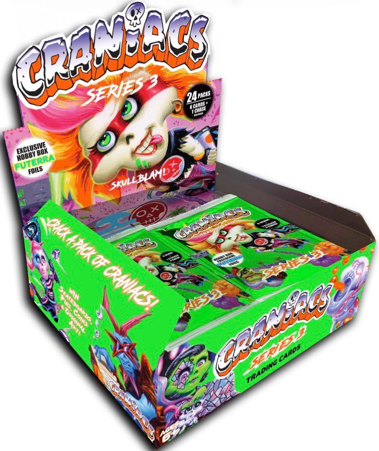 Craniacs Series 3 Trading Cards Box