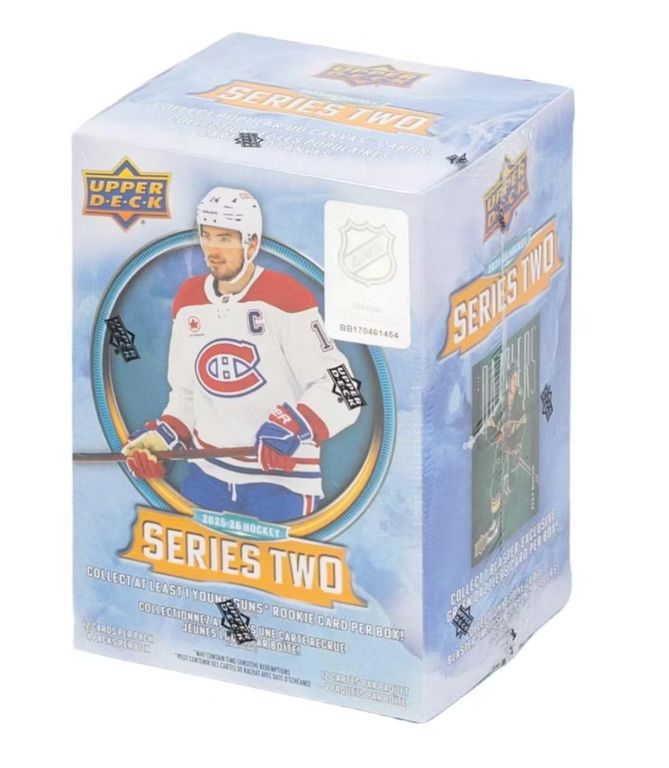 2025/26 Upper Deck Series 2 Hockey Blaster Box