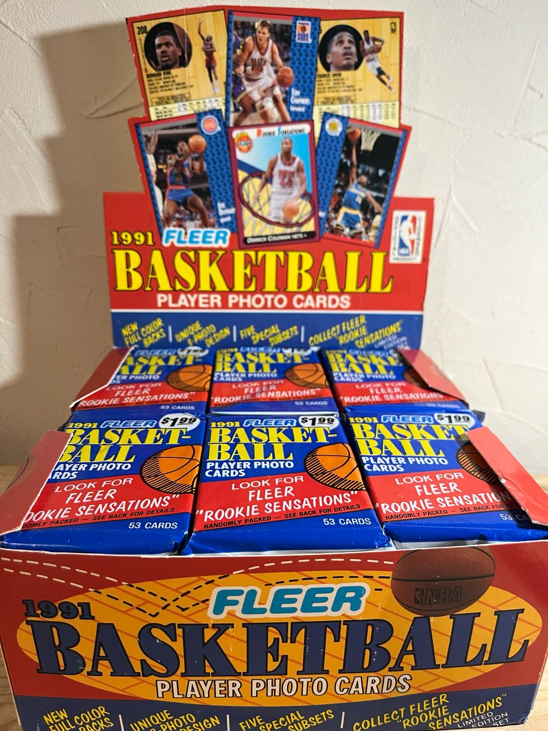 1991/92 Fleer Basketball Jumbo Pack
