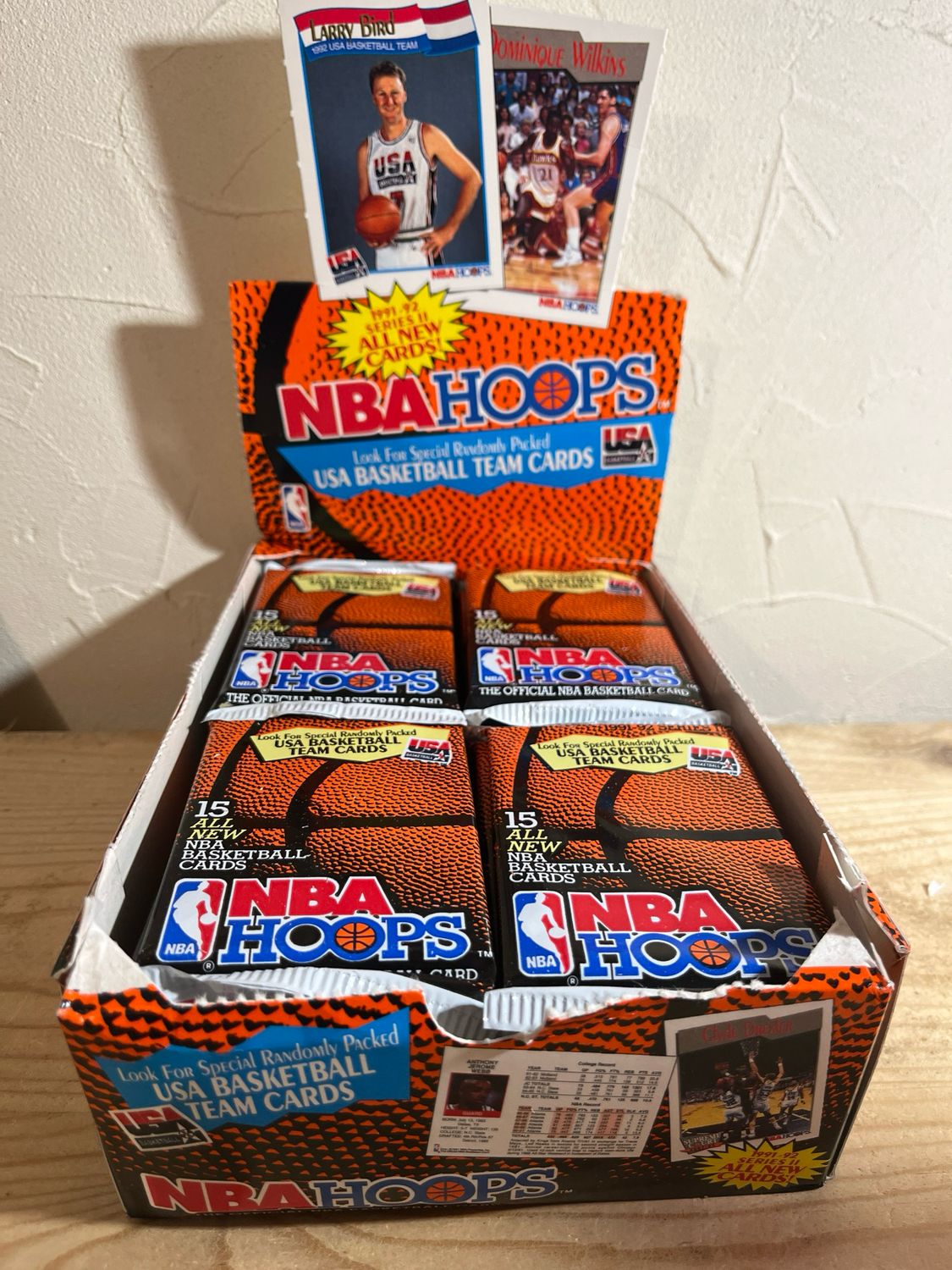 1991/92 Hoops Series 2 Basketball Pack