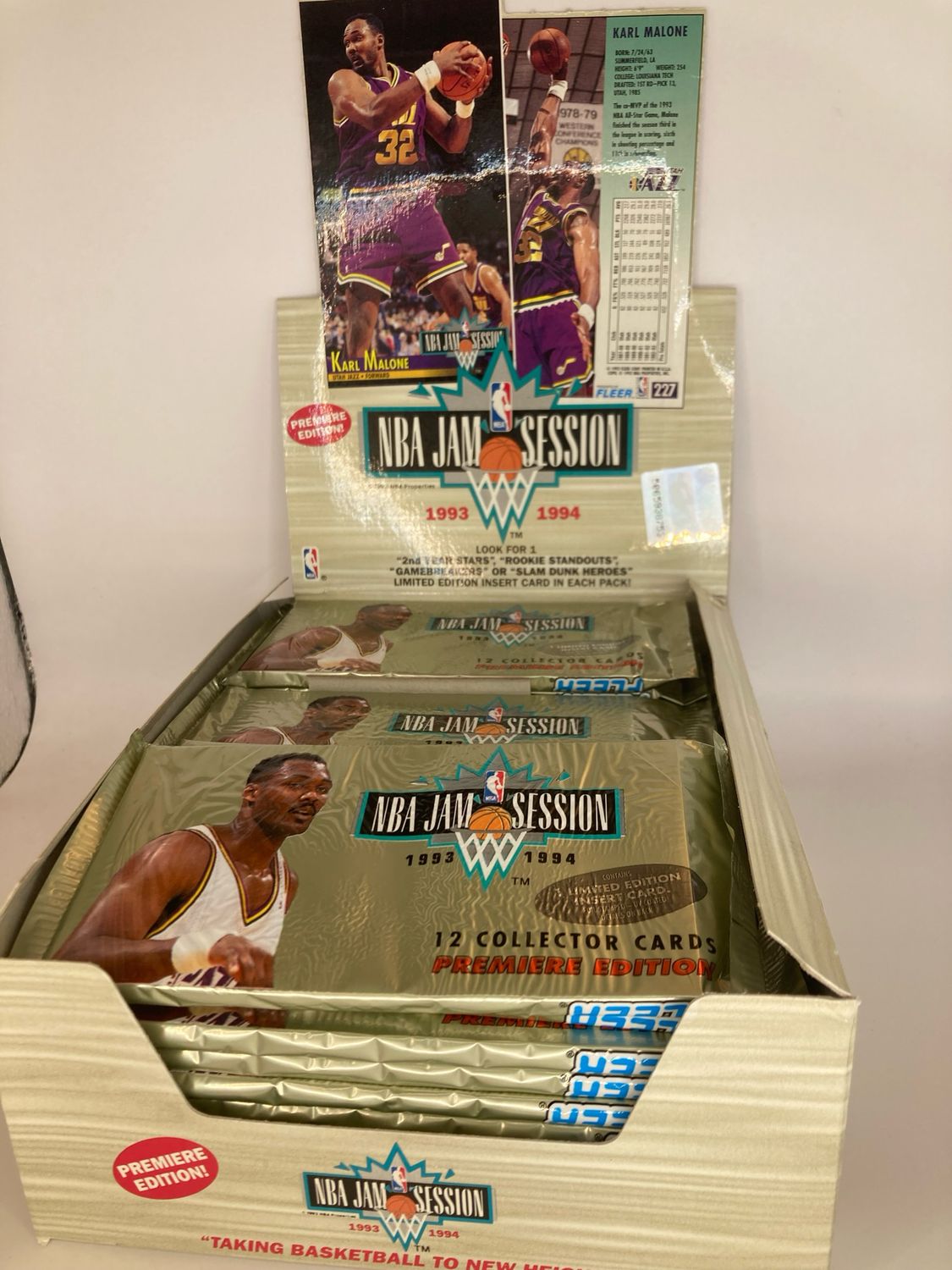 1993/94 Fleer NBA Jam Session Basketball Hobby Pack