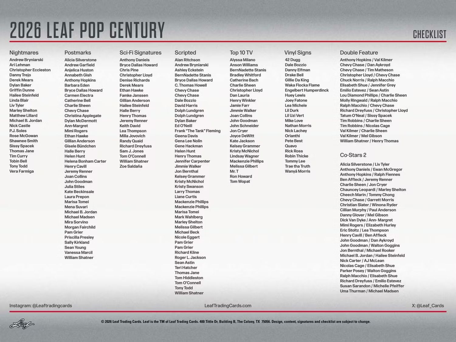 2026 Leaf Metal Pop Century Hobby Box (Coming soon)