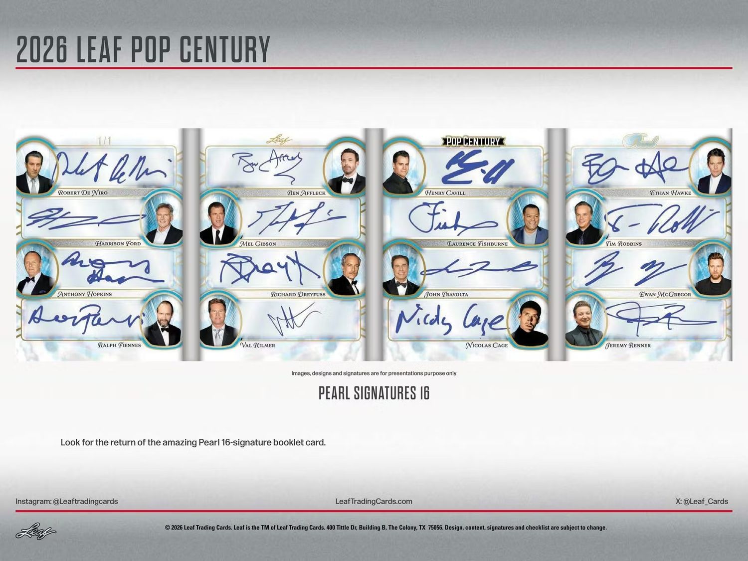 2026 Leaf Metal Pop Century Hobby Box (Coming soon)