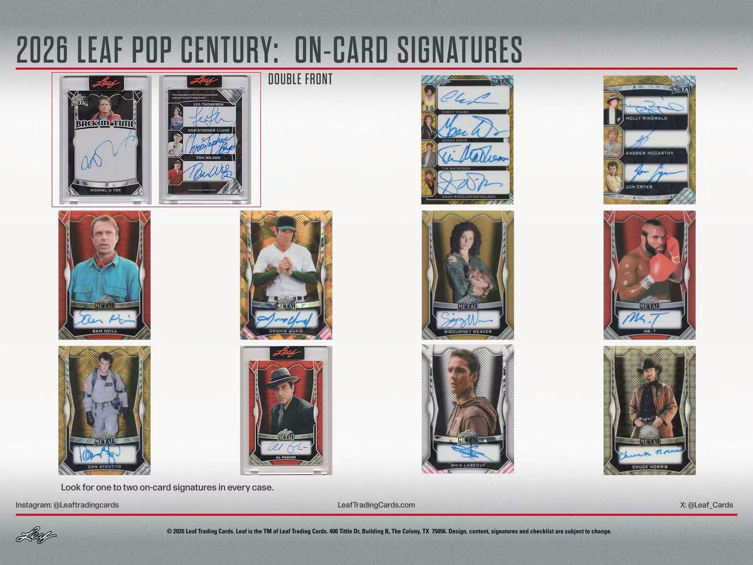 2026 Leaf Metal Pop Century Hobby Box (Coming soon)
