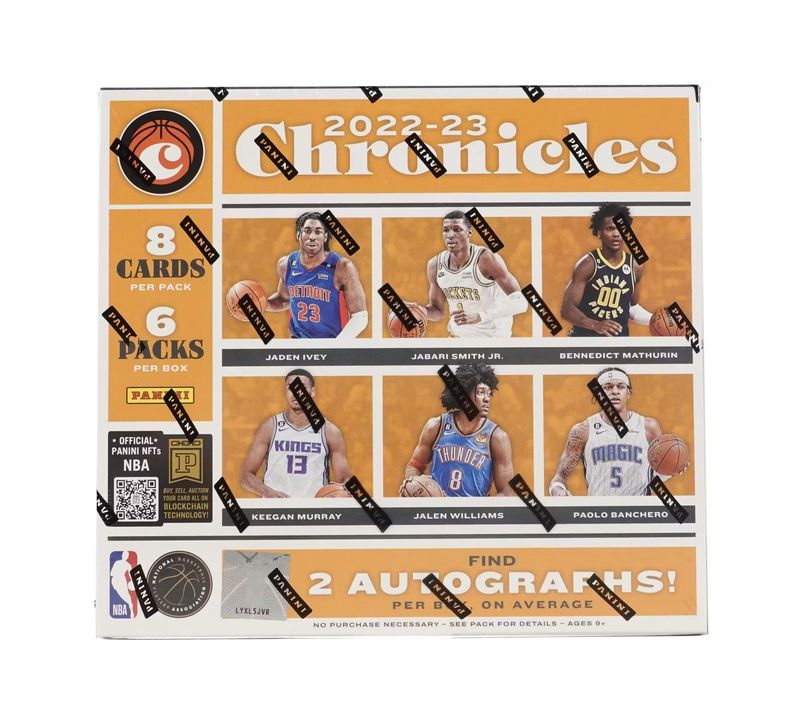 2022/23 Panini Chronicles Basketball Hobby Box