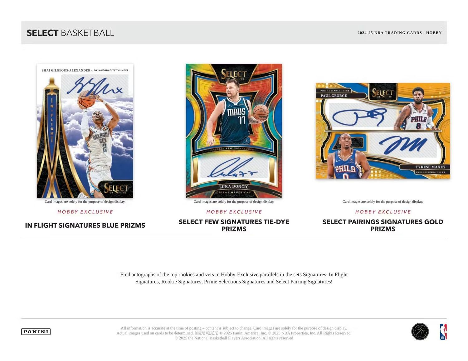 2024/25 Panini Select Basketball Hobby Box