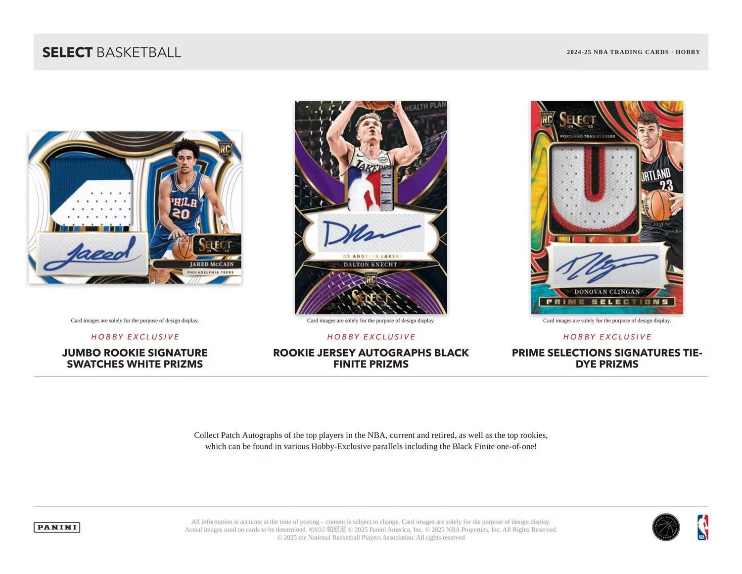 2024/25 Panini Select Basketball Hobby Box