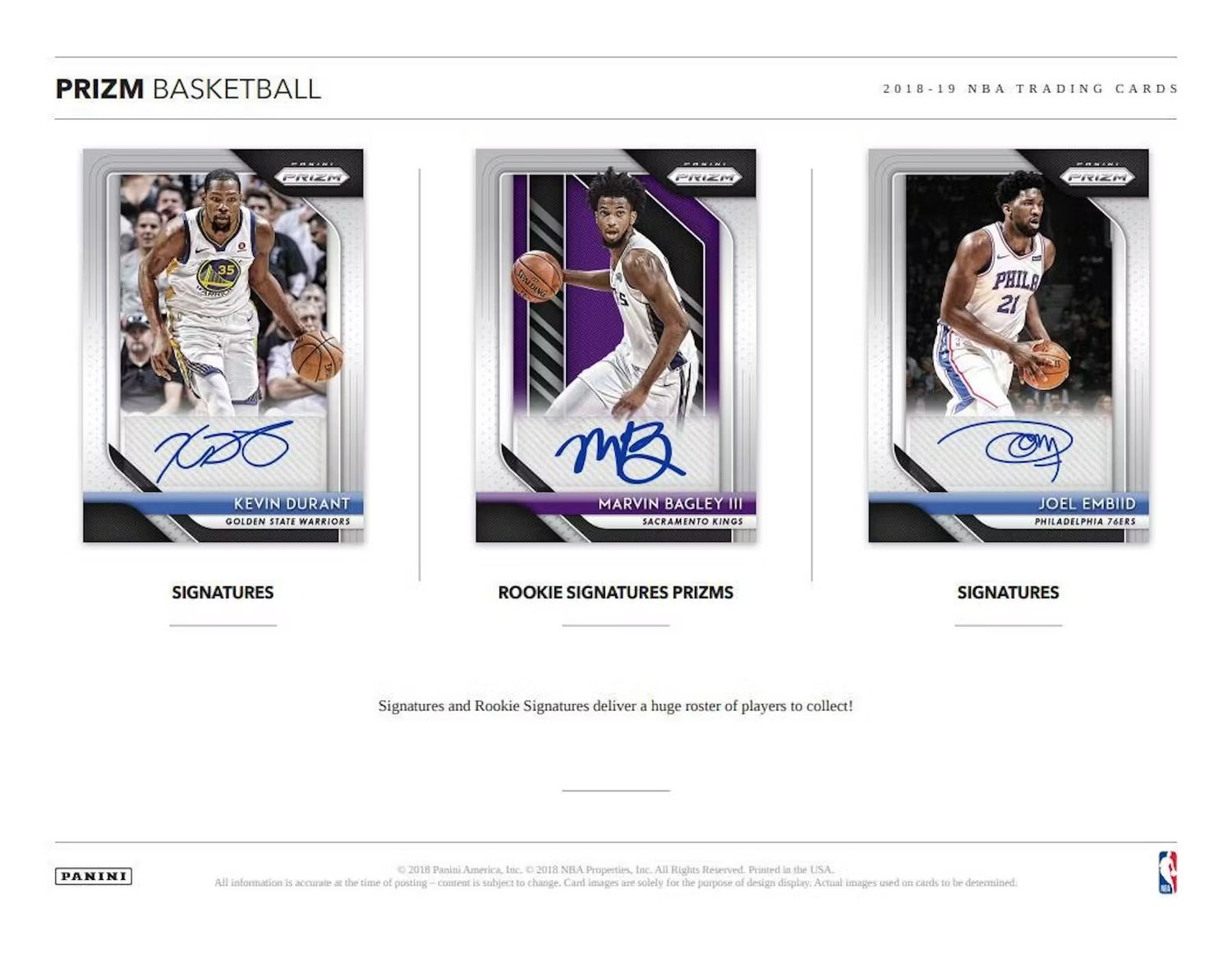 2018/19 Panini Prizm Basketball Retail Pack