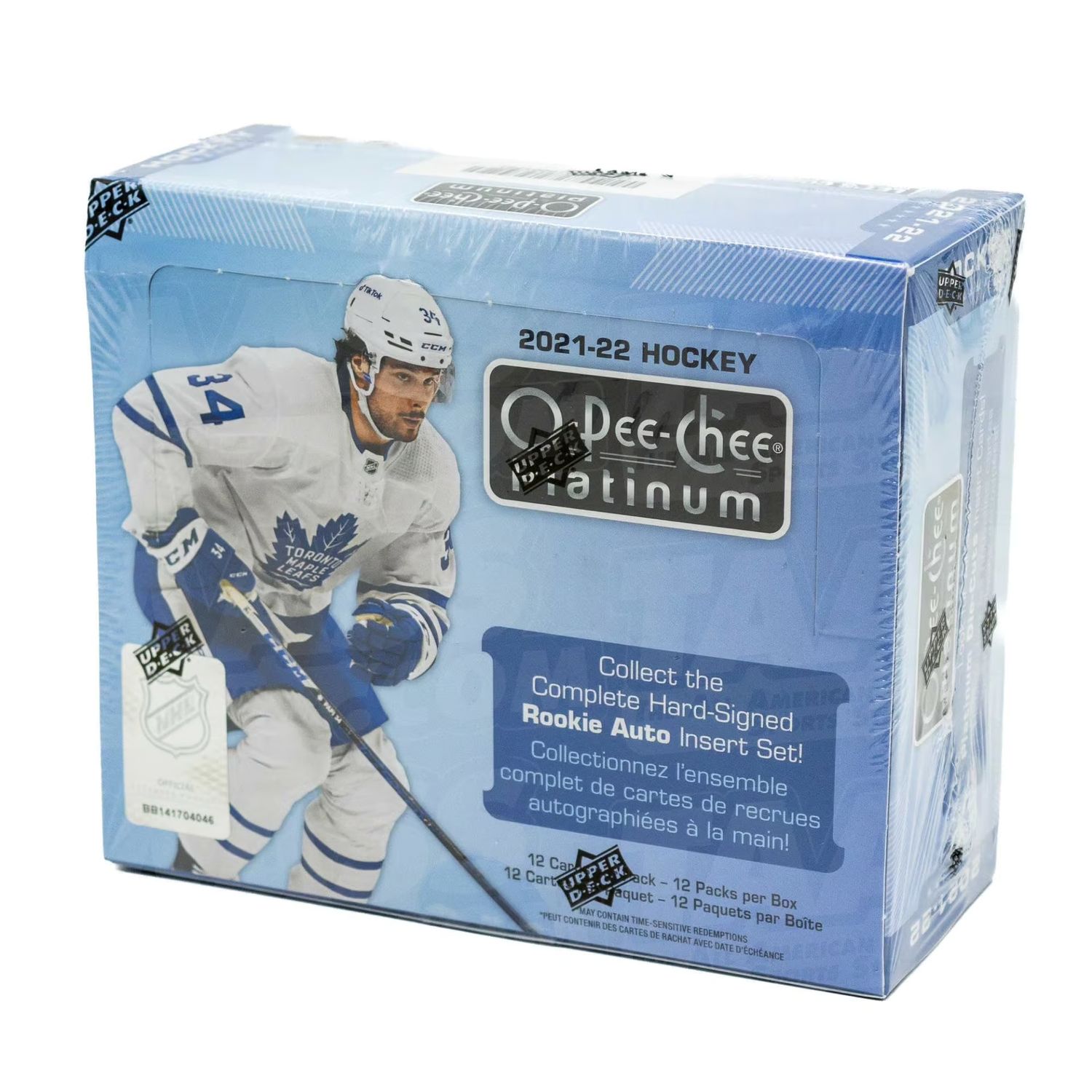 2021/22 Upper Deck O-Pee-Chee Platinum Hockey Hobby Box