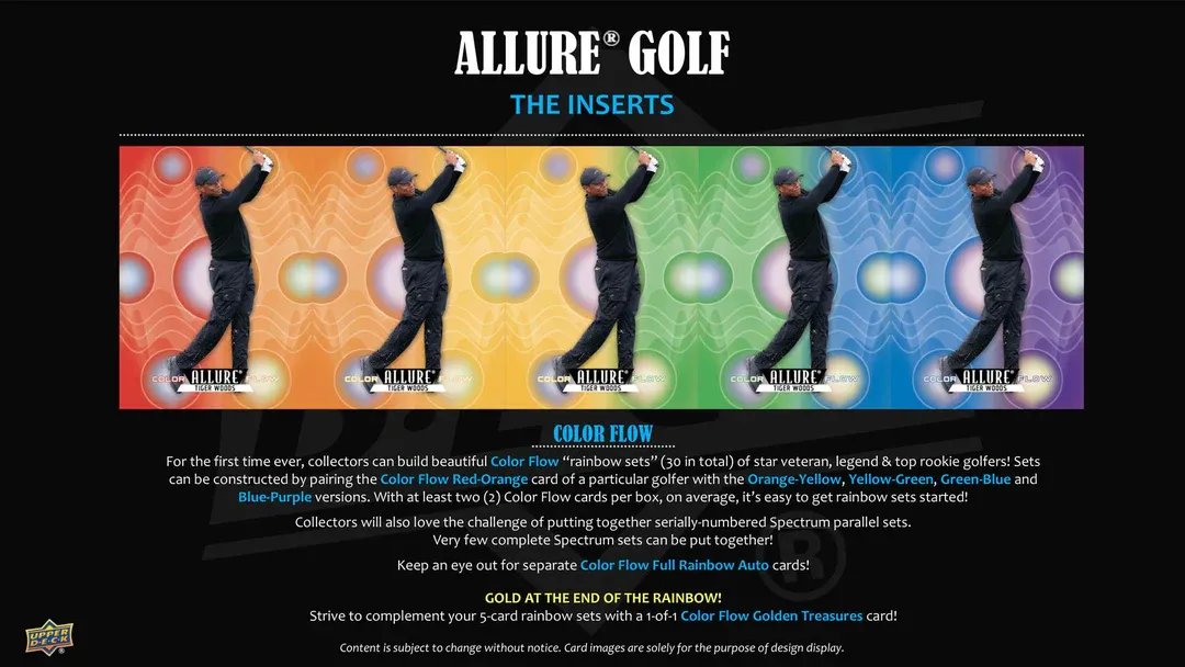 2026 Upper Deck Allure Golf Hobby