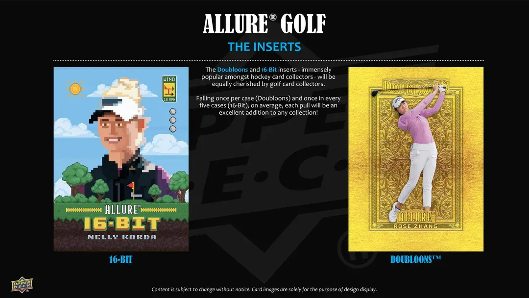 2026 Upper Deck Allure Golf Hobby