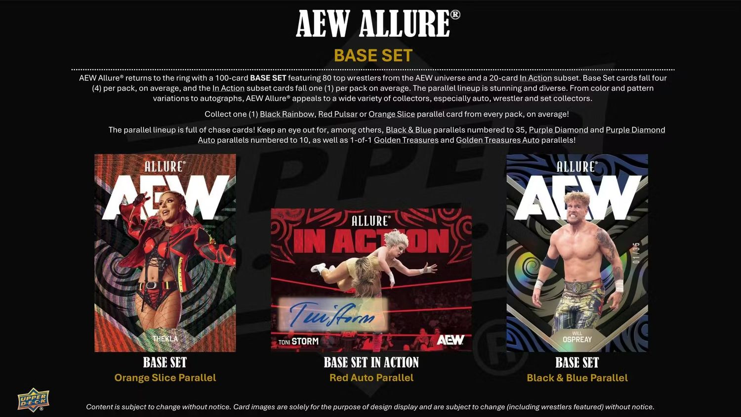 2026 Upper Deck AEW Allure Wrestling Hobby Box (Coming soon)