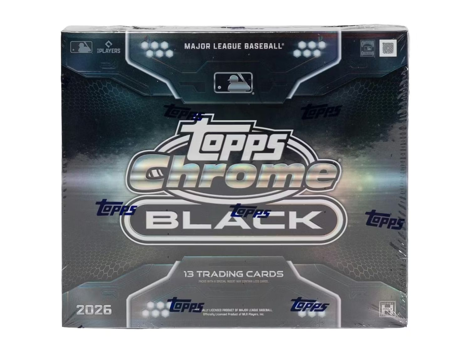 2026 Topps Chrome Black Baseball Hobby 12-Box Case