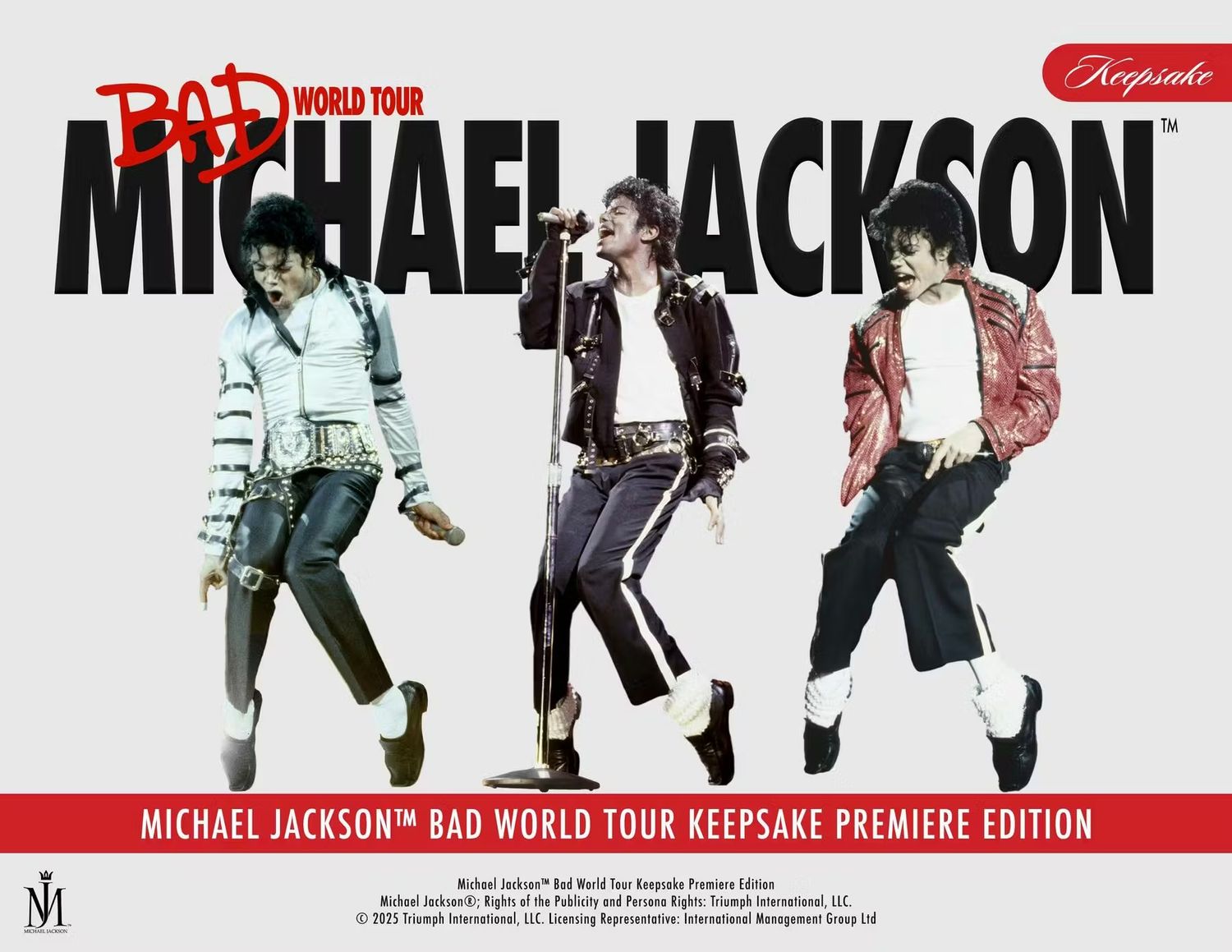 2025 Michael Jackson Bad World Tour Keepsake Premiere Edition Hobby 10-Box Case