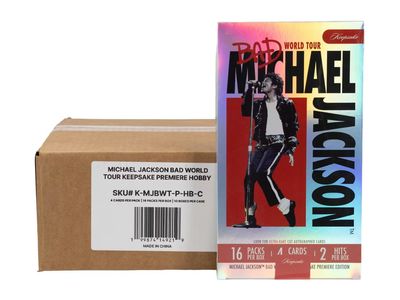 2025 Michael Jackson Bad World Tour Keepsake Premiere Edition Hobby 10-Box Case