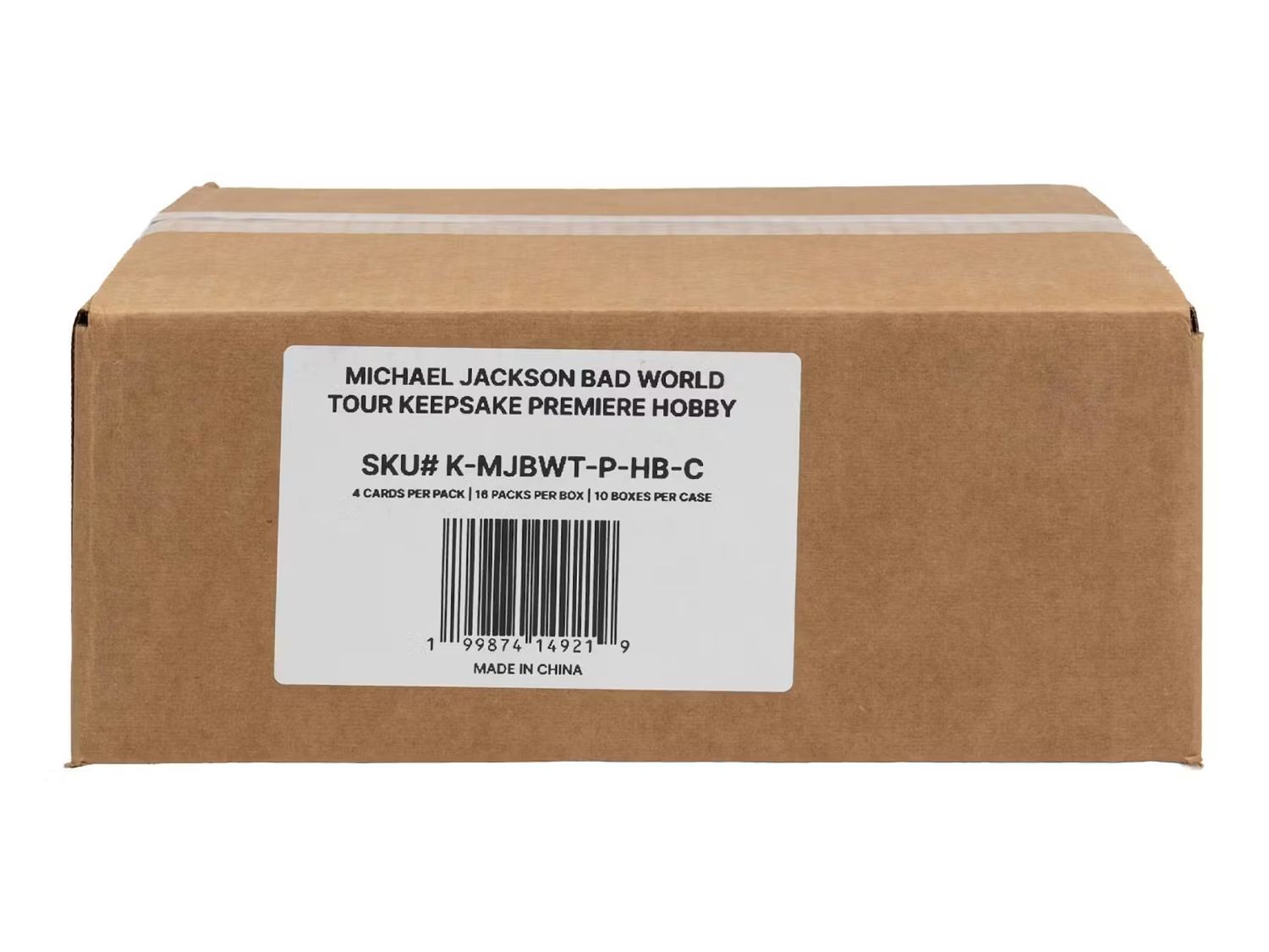 2025 Michael Jackson Bad World Tour Keepsake Premiere Edition Hobby 10-Box Case