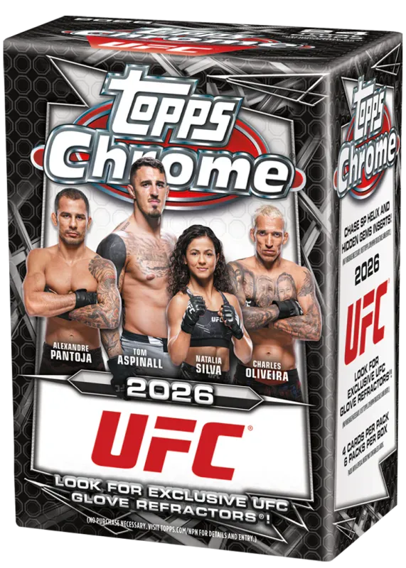 2026 Topps Chrome UFC Value Box (coming soon)