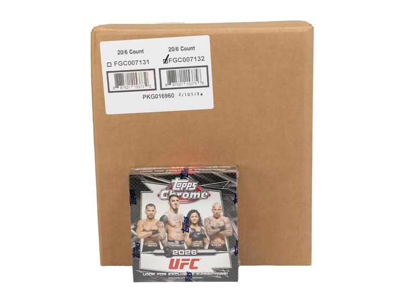 2026 Topps Chrome UFC Mega 20-Box Case