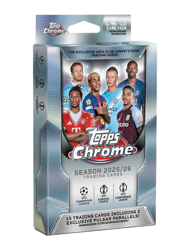 2025/26 Topps UEFA Club Competitions Soccer Hanger 64-Box Case