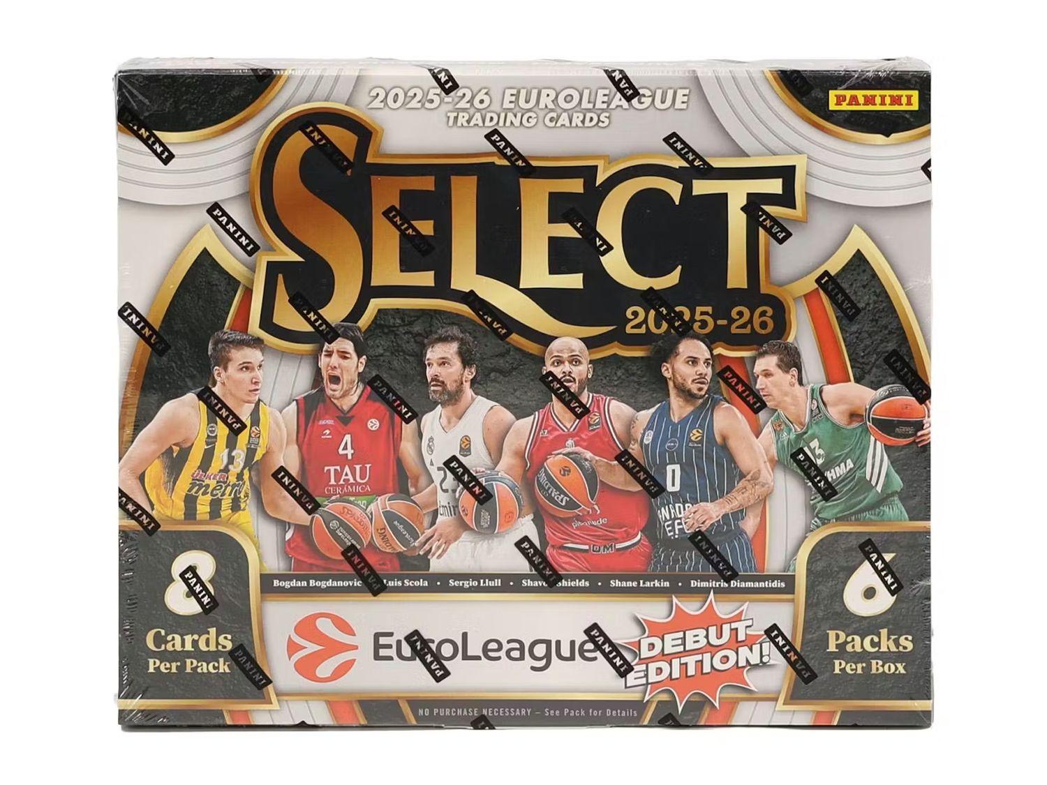 2025/26 Panini Select EuroLeague Basketball Hobby Box (Coming soon)
