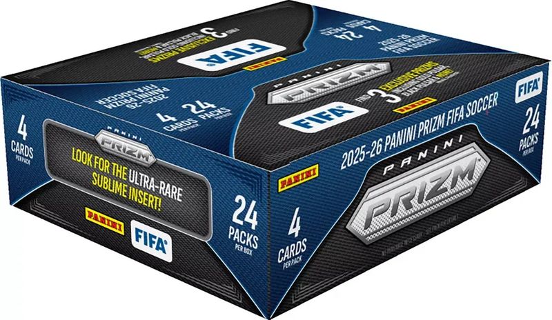 2025/26 Panini Prizm FIFA Soccer Retail 20-box Case